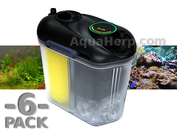 Aquarium Canister Filter EF 150 l/h / 6-PACK