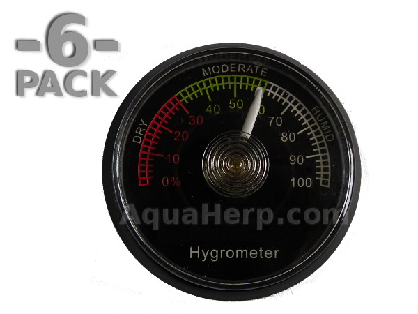 Terrarium Hygrometer / 6-PACK