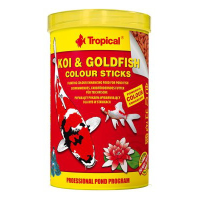 Tropical Koi & Goldfish Colour Sticks 1000ml